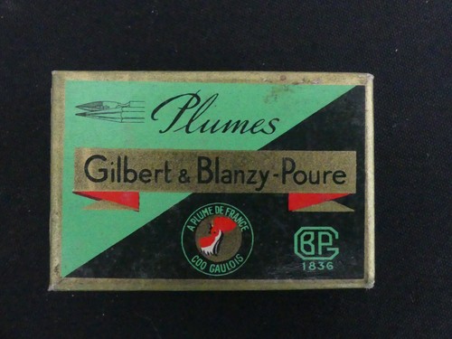 Boite plumes anciennes - boite,