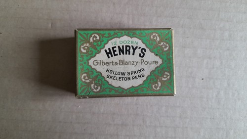 Boîte plumes henry gilbert - boîte,