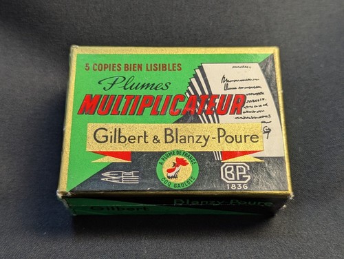 Boite neuve 100 plumes gilbert - boite,