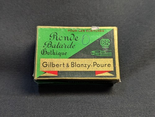 Boite 144 plumes gilbert - boite,